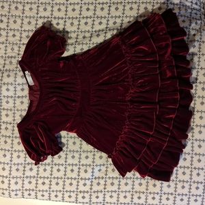 Trish Scully size 5 burgundy Holly Dress